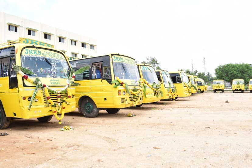JKKN college buses