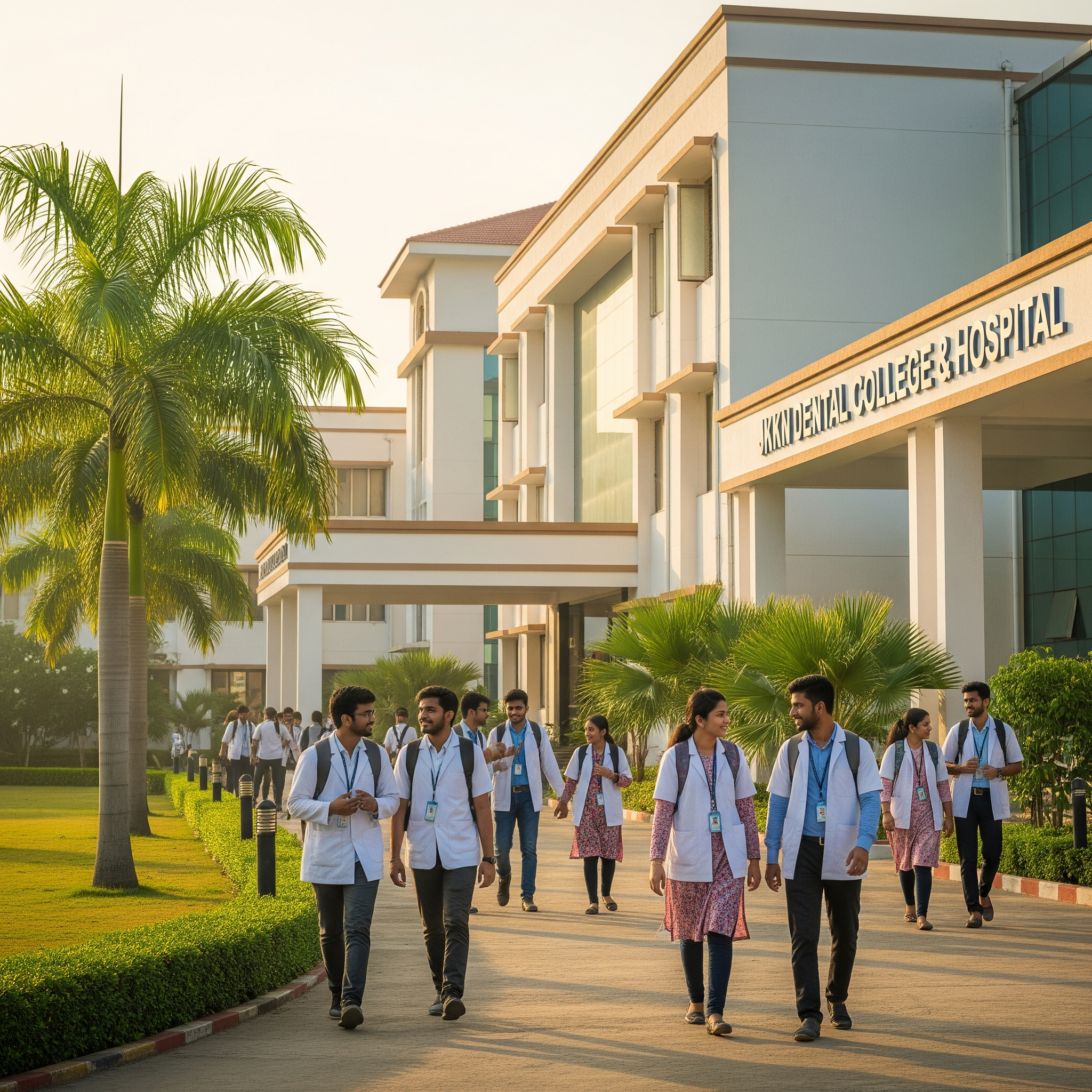 JKKN Dental College Building
