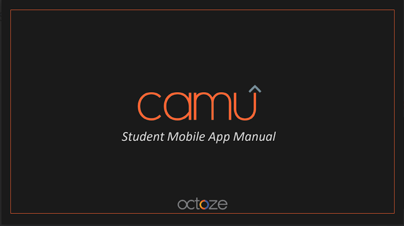 Camu Student Mobile App Manual